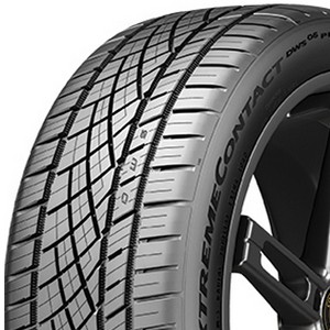 Continental tire tread close-up