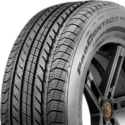 Continental tire tread angle