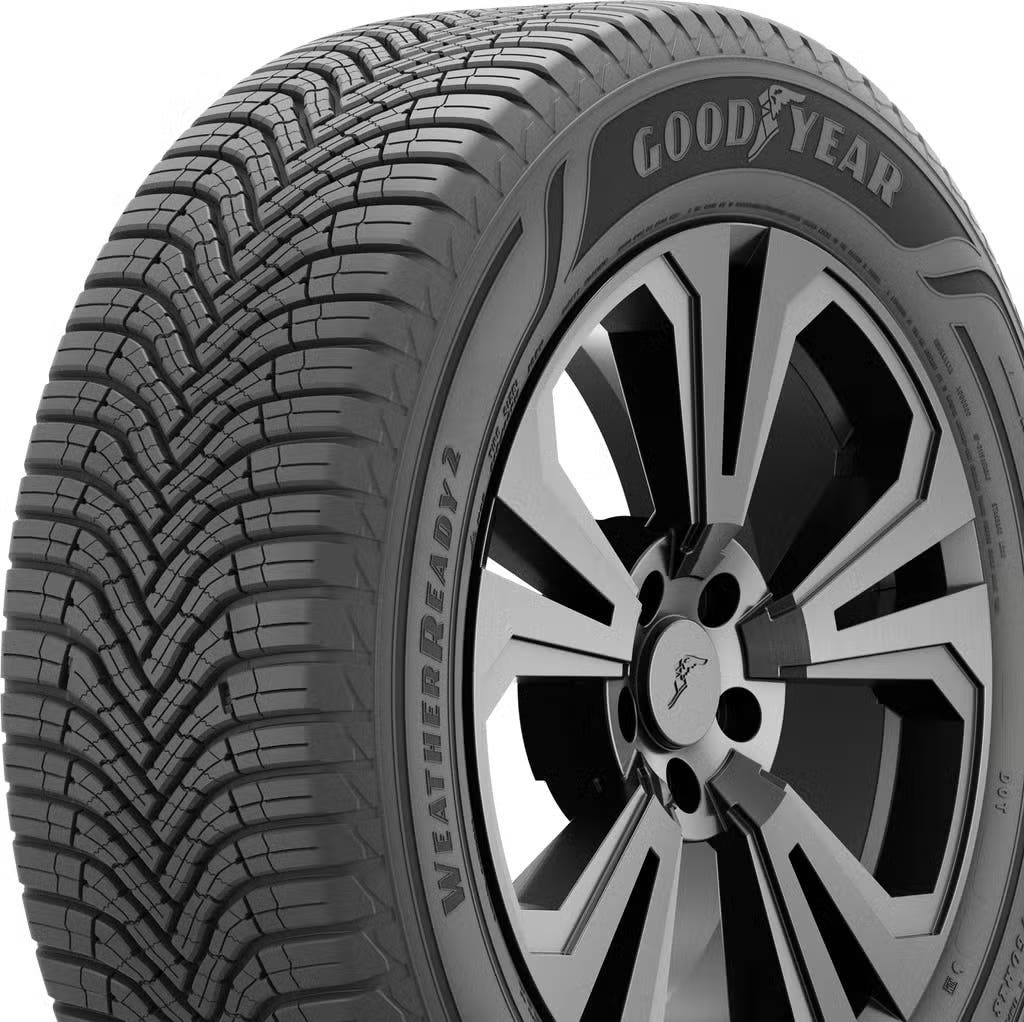 Goodyear tire tread close-up