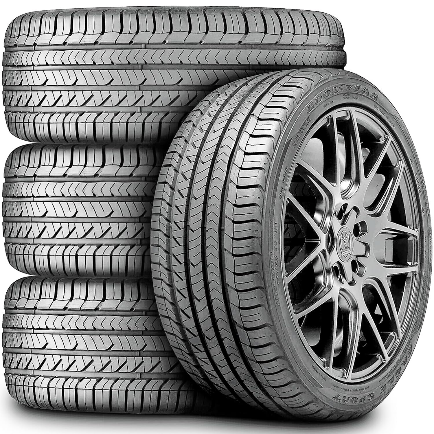 Goodyear tire tread angle